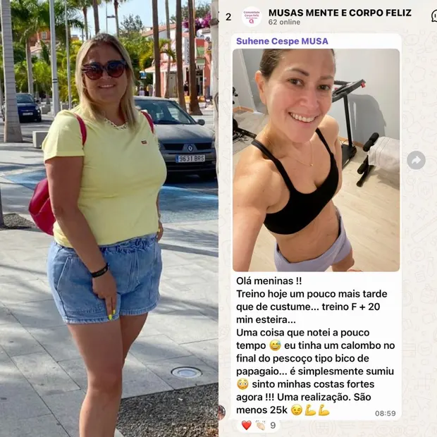 Depoimento da aluna Suhene no grupo